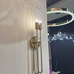 Бра с вытянутым рифленым стеклянным плафоном цилиндрической формы Trumpet tube варинант исполнения - 8 | Loft Concept в Екатеринбурге