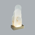 Настольная лампа с белыми вертикальными элементами Alabaster Totem   варинант исполнения - 6 | Loft Concept в Екатеринбурге