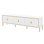 ТВ-тумба белая с тремя ящиками Antique Order варинант исполнения - 1 | Loft Concept в Екатеринбурге