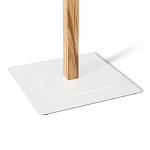 Вешалка с квадратным основанием и 4-мя белыми металлическими крючками Industrial Metal Rust варинант исполнения - 3 | Loft Concept в Екатеринбурге