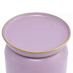 Журнальный столик круглый сиреневого цвета Noticeable Element варинант исполнения - 2 | Loft Concept в Екатеринбурге