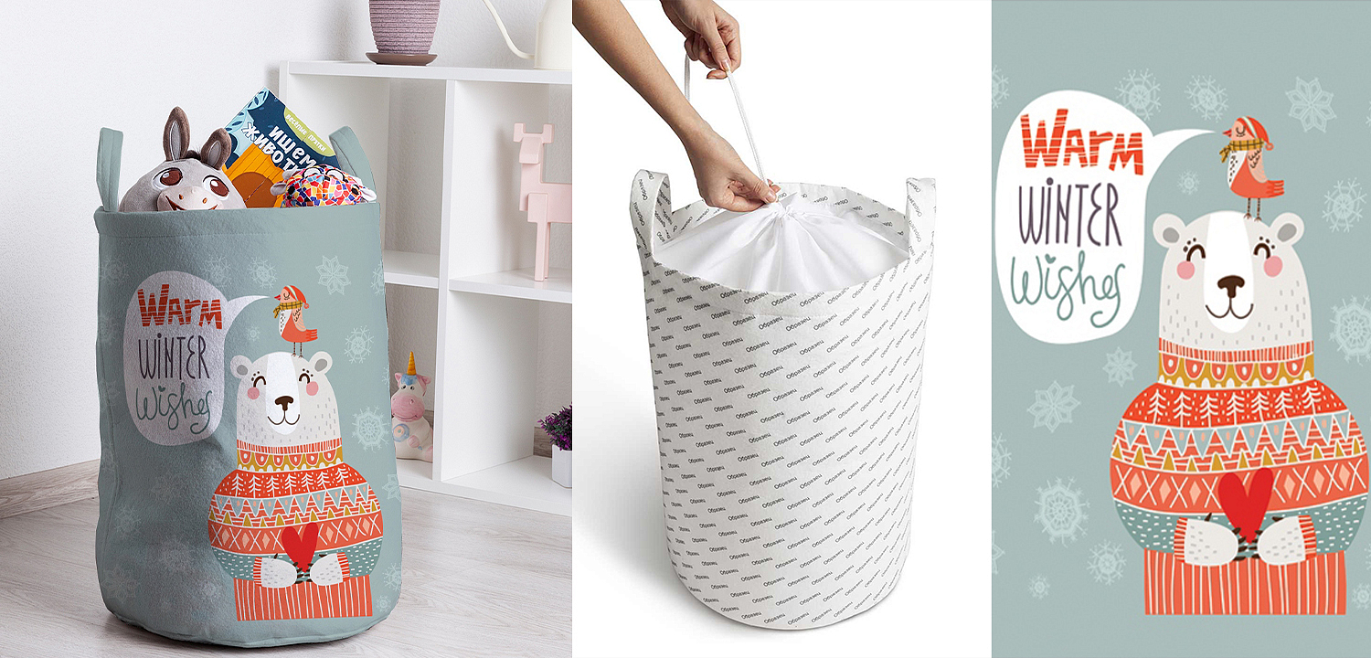 Корзина Warm winter wishes Basket Корзина Warm winter wishes Basket - Loft-Concept в Екатеринбурге