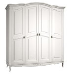 Шкаф белый из массива бука в стиле прованс White Provence варинант исполнения - 1 | Loft Concept в Екатеринбурге