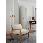 Торшер с плафоном из перфорированного металла Elledge Floor Lamp варинант исполнения - 2 | Loft Concept в Екатеринбурге