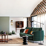 Торшер с поворотным плафоном Aracea Black Floor Lamp варинант исполнения - 11 | Loft Concept в Екатеринбурге