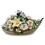 Статуэтка фарфоровая Лодка с цветами Charming Statuette варинант исполнения - 1 | Loft Concept в Екатеринбурге