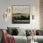 Подвесной светильник с шарообразным плафоном из алебастра и бронзовой декоративной стрекозой Alaris  варинант исполнения - 5 | Loft Concept в Екатеринбурге