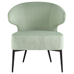 Современное мягкое кресло на металлических ножках Rakush Pistachio варинант исполнения - 2 | Loft Concept в Екатеринбурге