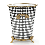 Фарфоровое кашпо Black and white square варинант исполнения - 3 | Loft Concept в Екатеринбурге