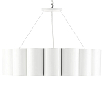 Люстра круглая фактурная в сочетании белого и золотого цвета Wide Stripes of Ribbon варинант исполнения - 2 | Loft Concept в Екатеринбурге