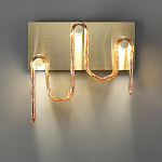 Бра волнистой формы из фактурного стекла Big Wave варинант исполнения - 7 | Loft Concept в Екатеринбурге