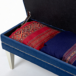 Мягкая банкетка с зоной для хранения Casket Blue варинант исполнения - 4 | Loft Concept в Екатеринбурге