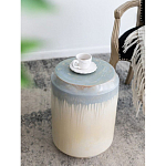 Керамический Табурет в оттенках бежевого и голубого цветов Gradient Stool варинант исполнения - 4 | Loft Concept в Екатеринбурге