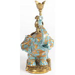 Фарфоровый подсвечник Слон с эмоцией Fluens варинант исполнения - 4 | Loft Concept в Екатеринбурге