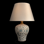 Настольная лампа с цветочной росписью Lamp Flower Painting варинант исполнения - 2 | Loft Concept в Екатеринбурге