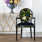 Стул с подлокотниками из бука с изображением птицы и цветов Blooming Birds варинант исполнения - 2 | Loft Concept в Екатеринбурге