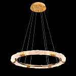 Люстра в форме кольца с золотым декором Warm Heavenly Light варинант исполнения - 5 | Loft Concept в Екатеринбурге