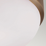 Потолочный светильник круглой формы с белым выпуклым матовым плафоном Feiss варинант исполнения - 4 | Loft Concept в Екатеринбурге