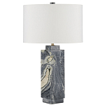 Настольная лампа с корпусом из серого мрамора Breathtaking View варинант исполнения - 4 | Loft Concept в Екатеринбурге