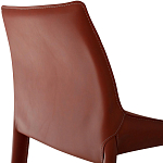 Стул коричневый из искуственной кожи на 4-х ножках Enigma Brown варинант исполнения - 2 | Loft Concept в Екатеринбурге