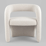 Кресло дизайнерское для лаунж зоны жемчужного цвета Pearl Lounge варинант исполнения - 9 | Loft Concept в Екатеринбурге