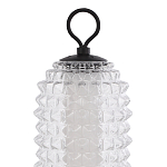 Настольная лампа с прозрачным факутрным стеклянным плафоном Sonora варинант исполнения - 3 | Loft Concept в Екатеринбурге