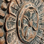 Индийский шкаф с орнаментом резьба из дерева Indian Antique Furniture  варинант исполнения - 4 | Loft Concept в Екатеринбурге