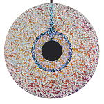 Подвесной светильник из фактурного двойного стекла Heterochromia варинант исполнения - 3 | Loft Concept в Екатеринбурге