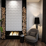 Гипсовая 3D Панель M-38 варинант исполнения - 1 | Loft Concept в Екатеринбурге