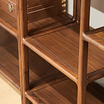 Стеллаж деревянный с полками для хранения Moon Walnut Furniture варинант исполнения - 3 | Loft Concept в Екатеринбурге