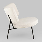 Мини-кресло District Lounge букле белый варинант исполнения - 2 | Loft Concept в Екатеринбурге