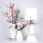 Декоративная ваза белая Мountain waterfall варинант исполнения - 3 | Loft Concept в Екатеринбурге