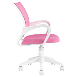 Офисное кресло с основанием из белого пластика Desk chairs Pink варинант исполнения - 3 | Loft Concept в Екатеринбурге