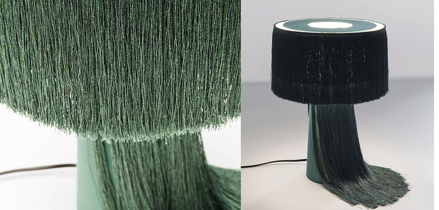 Настольная лампа Green Fringes - Loft-Concept в Екатеринбурге