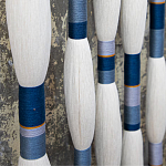 Настенное украшение из нитей Корона с кисточками Crown Wall Hanging варинант исполнения - 2 | Loft Concept в Екатеринбурге