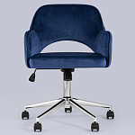 Кресло для компьютерного стола Veloury Blue варинант исполнения - 4 | Loft Concept в Екатеринбурге