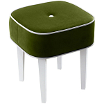 Квадратный мягкий пуф на белых ножках Winton Pouf Square варинант исполнения - 1 | Loft Concept в Екатеринбурге