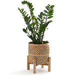 Кашпо на ножках из бамбука Bamboo Decor варинант исполнения - 2 | Loft Concept в Екатеринбурге