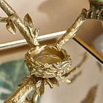 Подсвечник с двумя попугаями из фарфора на бронзовой ветке Eden Garden варинант исполнения - 4 | Loft Concept в Екатеринбурге