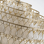 Люстра многоярусная с декором из натуральной морской ракушки Iridescent Light варинант исполнения - 7 | Loft Concept в Екатеринбурге