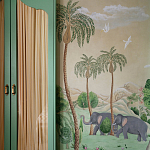 Обои ручная роспись Dandaka Glades Original colourway on painted Xuan paper варинант исполнения - 1 | Loft Concept в Екатеринбурге