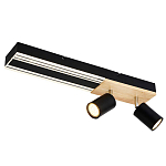 Потолочный светильник черный GAVIN WOOD варинант исполнения - 1 | Loft Concept в Екатеринбурге