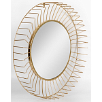 Зеркало круглое настенное в металлической оправе Modern Mirror Space варинант исполнения - 2 | Loft Concept в Екатеринбурге