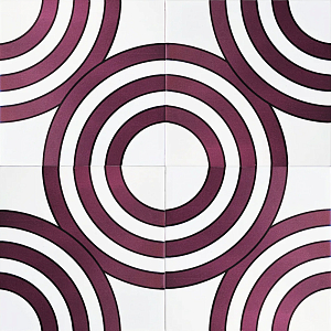 Дизайнерская плитка с узором Мишень