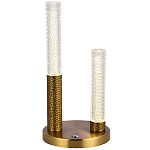 Настольная лампа латунь Dew Drops Tube Brass Table Lamp варинант исполнения - 1 | Loft Concept в Екатеринбурге