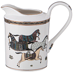 Чайный сервиз из фарфора с изображением лошадей на 6 персон 15 предметов Porcelain Horse Set  варинант исполнения - 4 | Loft Concept в Екатеринбурге