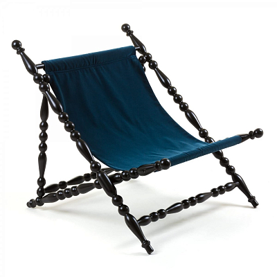 Стул Seletti Heritage Foldable Deckchair Blue Стул Seletti Heritage Foldable Deckchair Blue