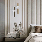 Подвесной светильник Toussaint Metal Tube Brass Hanging Lamp варинант исполнения - 3 | Loft Concept в Екатеринбурге