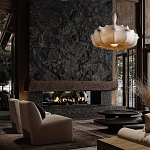 Подвесной светильник с белым фигурным абажуром и мягкими волнистыми краями Cloud Motion  варинант исполнения - 21 | Loft Concept в Екатеринбурге