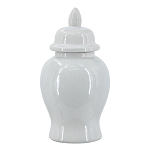 Ваза с крышкой однотонная Высота 31 см Chinoiserie Ceramics варинант исполнения - 12 | Loft Concept в Екатеринбурге